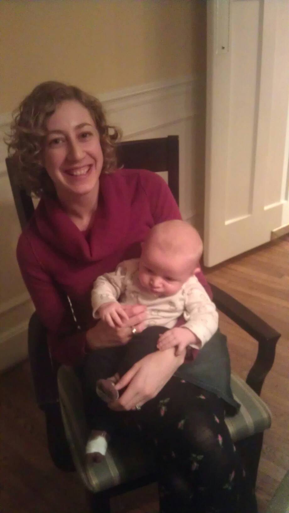 aunt Jill came over while the boys went to whiskey night