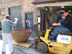 Now you're talking!!!  A forklift is just what we need!