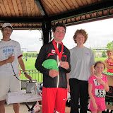 Second place 10K medal went to Bruno Carriere (CAN).
