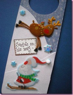 Santa Door hanger