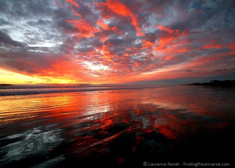 Sunset at Muriwai