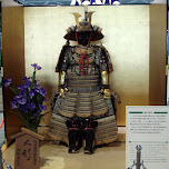 samurai outfit at narita airport in Shinjuku, Japan 