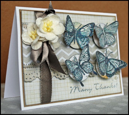 Many Thanks butterflies 2 Many Thanks butterflies 2