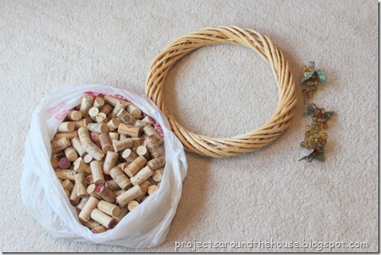 wine cork wreath wine cork wreath
