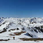 En arri�re plan les montagnes d'Andorre