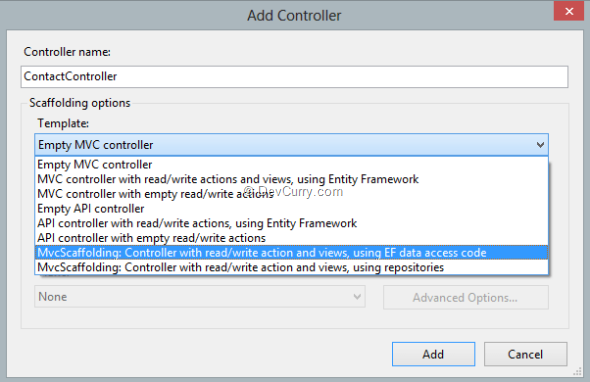 mvc-scaffolding-option-in-add-controller