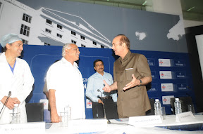 With Union Minister Sri. Gulam Nabi Azad
