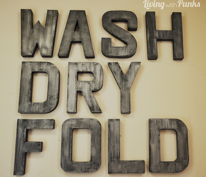 Laundry Room Revamp at Living with Punks
