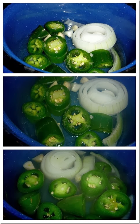 Salsa verde de jalapeño y cebolla Salsa verde de jalapeño y cebolla