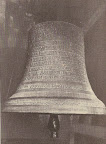 Teilansicht der Scharmbecker Glockenstube: Große Glocke; aus J. Segelken "Heimatbuch", 1938