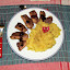 Magret de canard aux figues et écrasé de pommes de terre