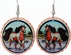 Horse Earrings, Handcrafted Horse Jewelry
