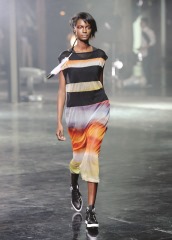A model walks the runway at the Y-3 Spring/Summer 2014 show during Mercedes-Benz Fashion Week on September 8, 2013 in New York City. A model walks the runway at the Y-3 Spring/Summer 2014 show during Mercedes-Benz Fashion Week on September 8, 2013 in New York City.