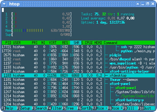 htop-1.0-screenshot