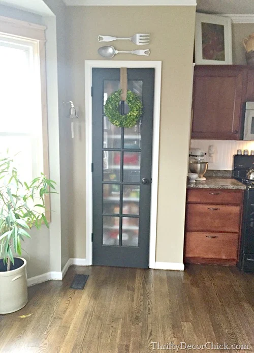 glass door pantry