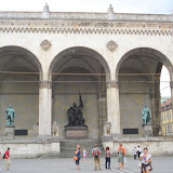 The Feldherrnhalle in Odeonsplatz, Munich