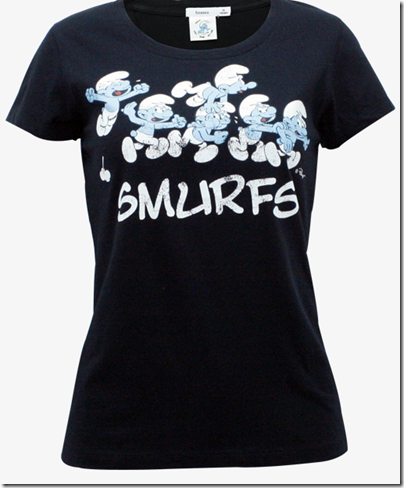 Smurfs Print Tee - SGD 23