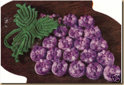 crochet 3D grapes