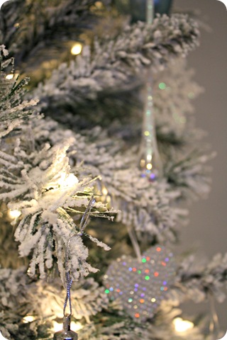 flocked christmas tree flocked christmas tree
