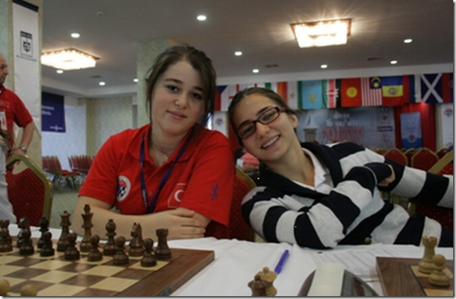 Gamze Nur Guney and Aleyna Yigit from Turkey Turkuaz Team