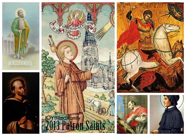 2013 Family Patron Saints
