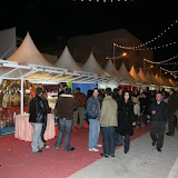 Aspecto nocturno de la Feria de Comercio
