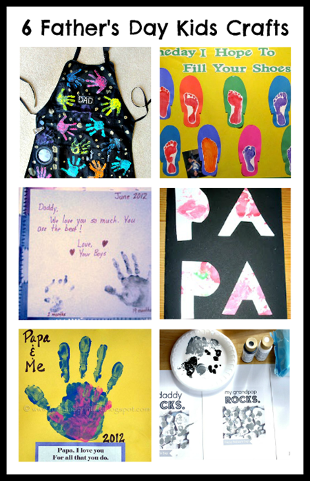 6 Fathers Day Kids Crafts