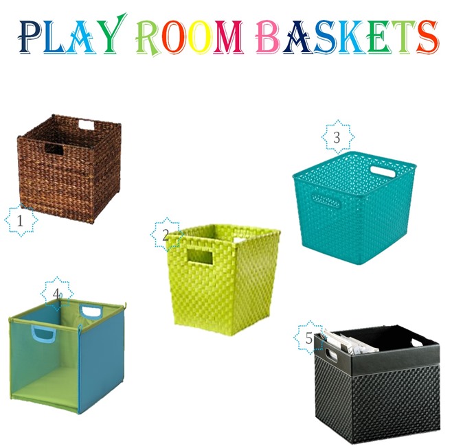 play room baskests