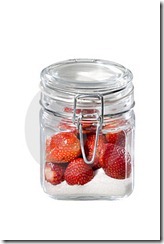 strawberris in a jar