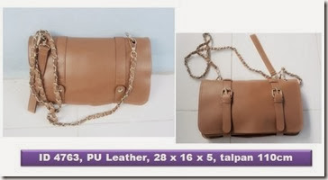 ID 4763 (147.000) - PU Leather, 28 x16x5, tali panjang 110 cm
