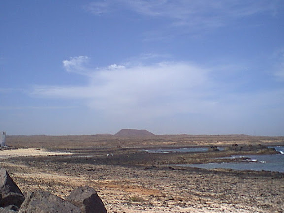 Volcanic Corralejo beach