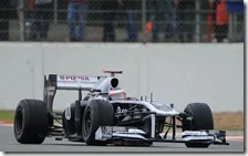 Rubens Barrichello al volante della Williams
