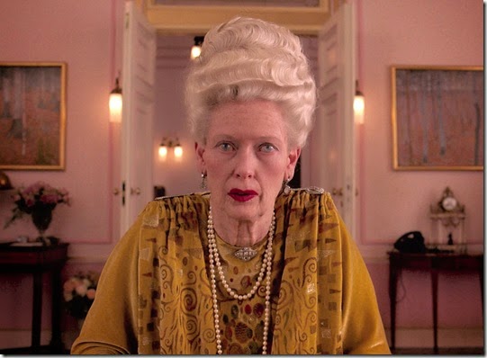 tilda swinton in THE GRAND BUDAPEST HOTEL