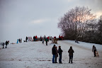 Rodelvergnügen am Weiherberg/Worpswede