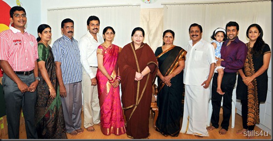Sivakumar family  with CM