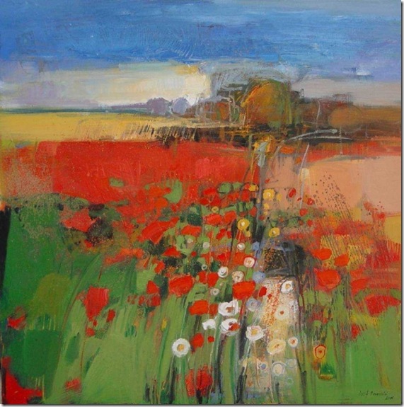 Poppy field-Iosif Derecichei-Enkaustikos Poppy field-Iosif Derecichei-Enkaustikos