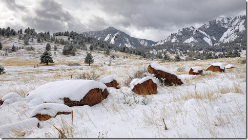 Boulders and Flatirons