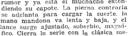 La pierna contraria se adelanta (Cronica Imparcial 17-05-1931) La pierna contraria se adelanta (Cronica Imparcial 17-05-1931)