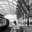 Bath (green Park) Station, Interior View Westward, Outward From Buffer-stops on Platforms 1 and 2, with an Express From Birmingham to Bournemouth West Arriving (headed by an Ubiquitous Stanier Class 5 4-6-0); This Train Will Reverse to Continue to Bournemouth Over the S&D Joint Line. This Image From Http://www.geograph.org.uk/photo/1770316 is Licensed Under the Creative Commons Attribution-share Alike 2.0 Generic License. by Ben Brooksbank ( Http://www.geograph.org.uk/profile/44502 )