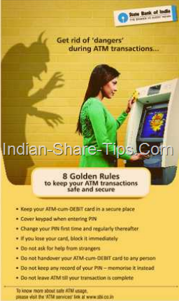 Golden rules to keep atm transactions safe
