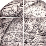 Ex-libris d'A. Mickiewicz i.m. 1997; C3 C5/eau-forte, aquatinte;