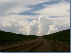 1162 Alberta - gravel roads between Head-Smashed-In Buffalo Jump Interpretive Centre and Pincher Creek 1162 Alberta - gravel roads between Head-Smashed-In Buffalo Jump Interpretive Centre and Pincher Creek