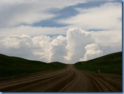 1162 Alberta - gravel roads between Head-Smashed-In Buffalo Jump Interpretive Centre and Pincher Creek