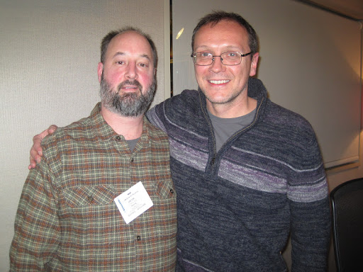 Charles Kiely of The Grocery restaurant and Bill Telepan.