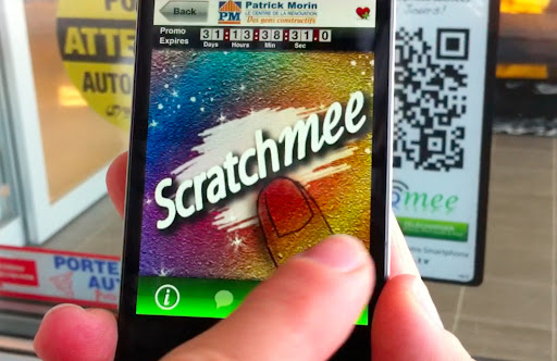 Consumers SCAN QR Codes & SCRATCH Mobile PROMOsat Retail Stores in Laval, Montreal, Quebec, CanadaInteractive Mobile Marketing - simplified!WE SETUP EVERYTHING FOR YOU.www.PromoMee.tv Consumers_Scan_QRCodes-1.jpg