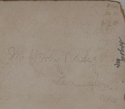 Henry Neidig Missouri back Henry Neidig Missouri back