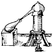 Alchemical And Distilling Apparatus From John French The Art Of Distillation 1651 Fig39