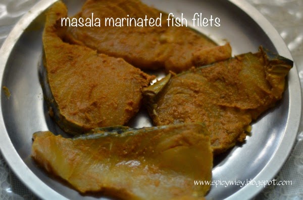 masala marinated fish filets.jpg Masala marinated fish filets
