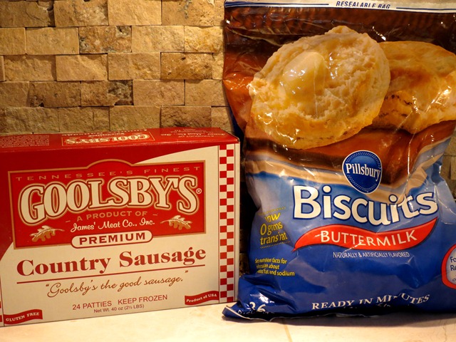 sausage egg cheese biscuit fast cheap easy 1