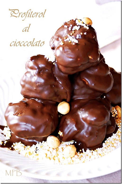 profiteroles al cioccolato